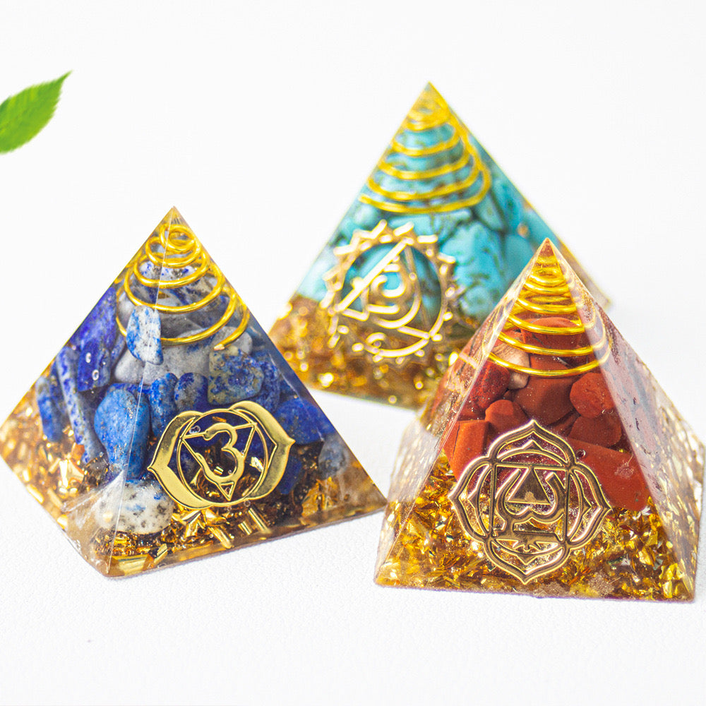 BesKit Crystal Pyramid Chakra Spirit Healing